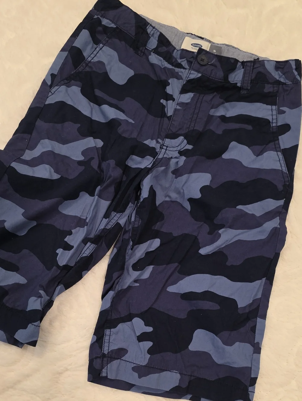 Old Navy Blue Camouflage Kids' Shorts